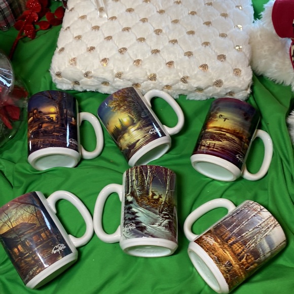 Terry Redlin Mug Set (6) The Hadley Collection, ALL FLAWLESS! 80s-90’s VINTAGE🎄 - Picture 7 of 14